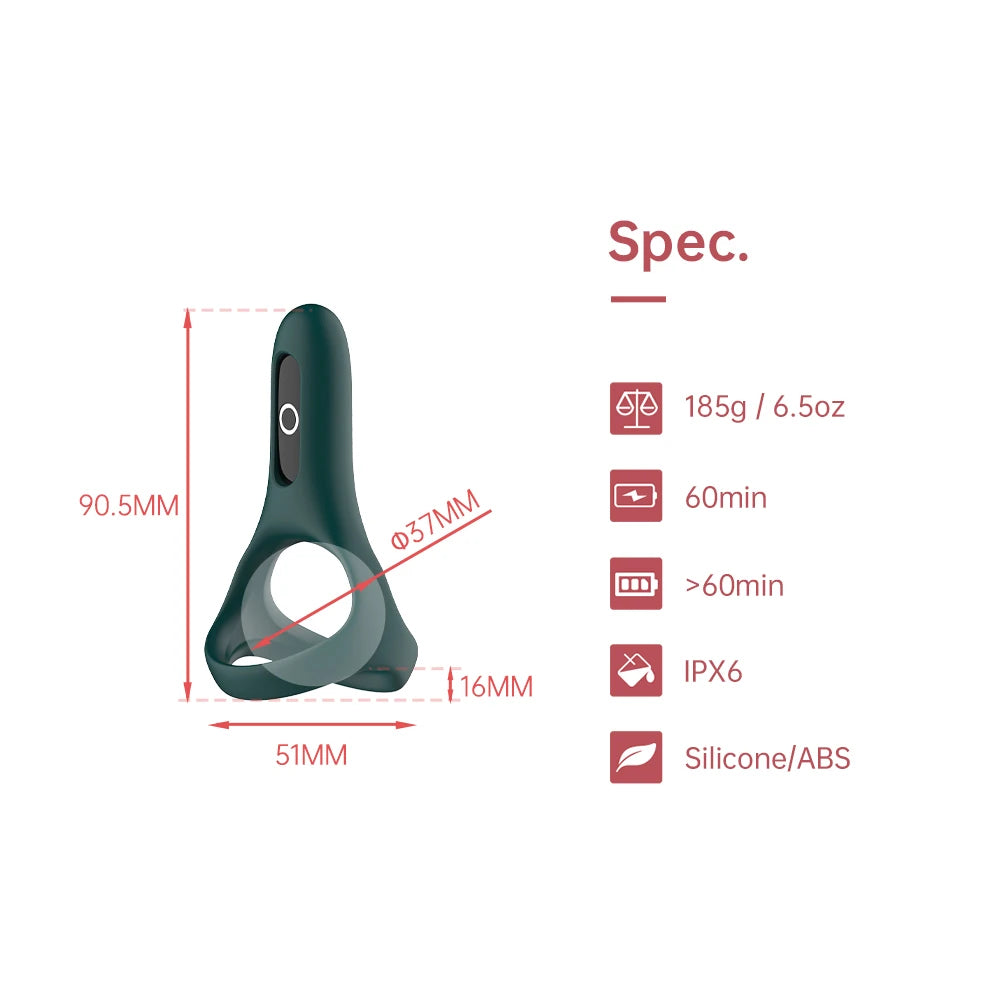 Magic Motion Rise Telefon Kontrollü Penis Halkası