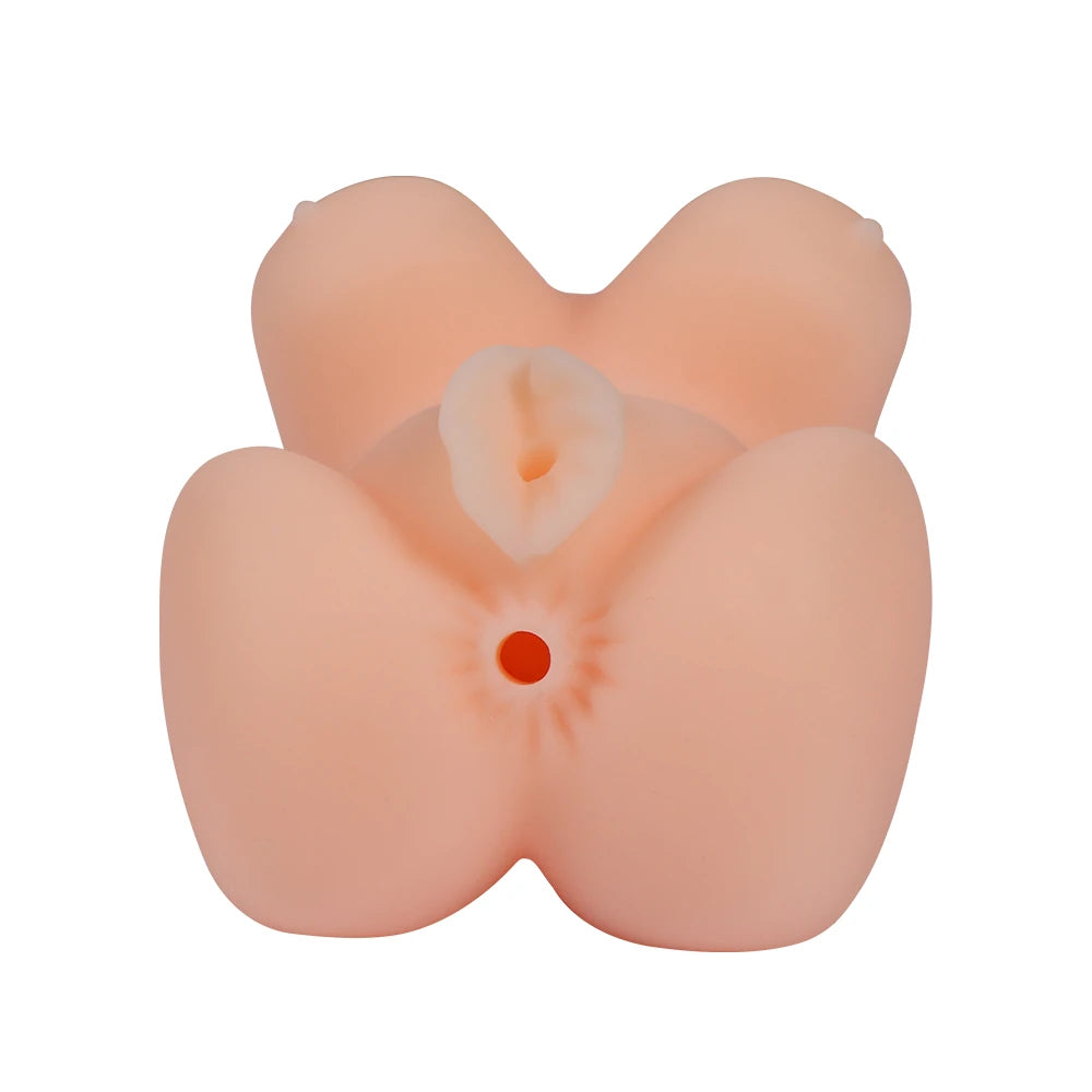 Big Breast Silikon Titreşimli Vajina Mastürbatör