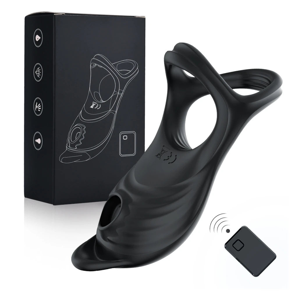 Erox The Cock Ring Thicken Widen Uzaktan Kumandalı Klitoral Penis Halkası