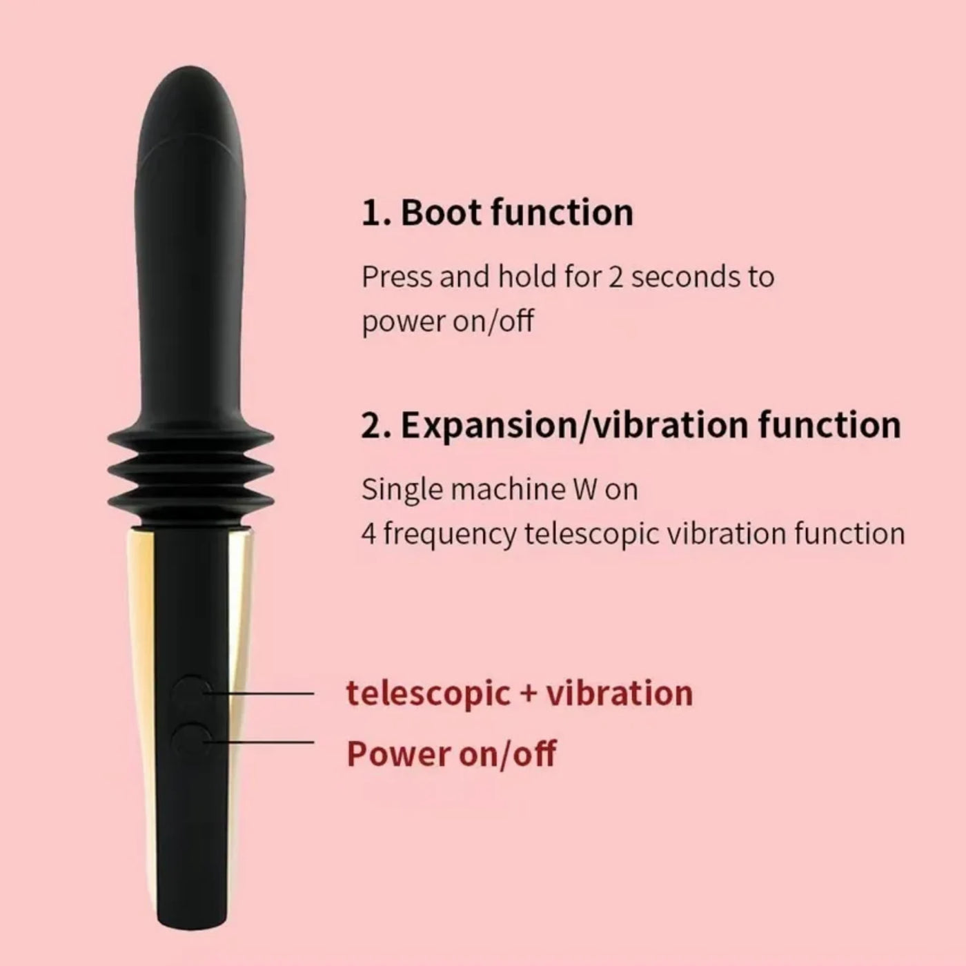 Erox The Vibe Suction Thrusting İleri Geri Hareketli Vibratör