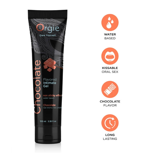 Orgie Chocolate Flavored İntimate Gel Çikolatalı Kayganlaştırıcı Jel 100 Ml.