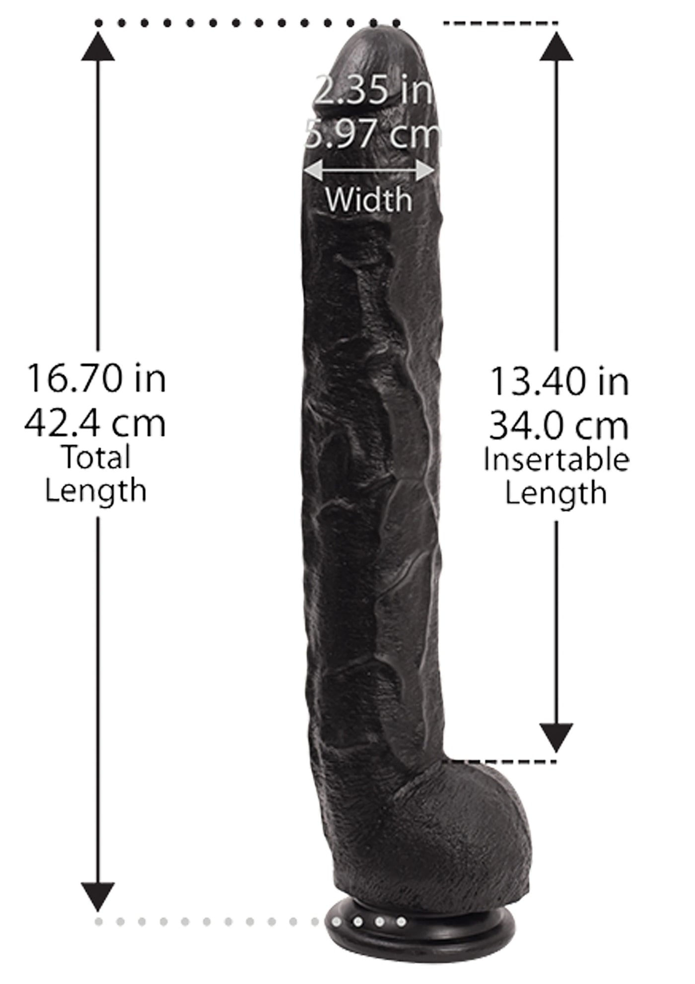 Doc Johnson Dick Rambone Realistik Penis 43 Cm