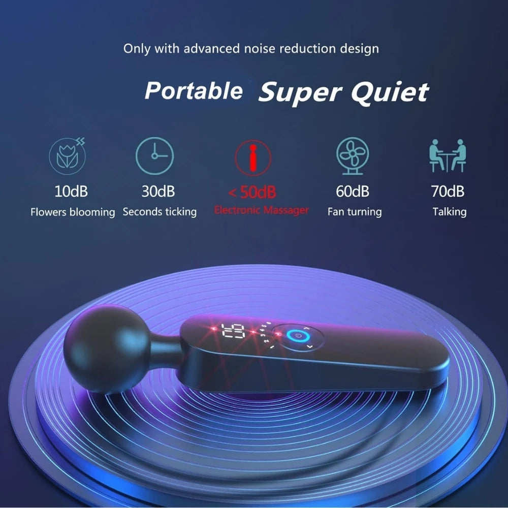 Erox Ares Clitoral Stimulator Göstergeli ve Isıtmalı Masaj Wand Vibratör