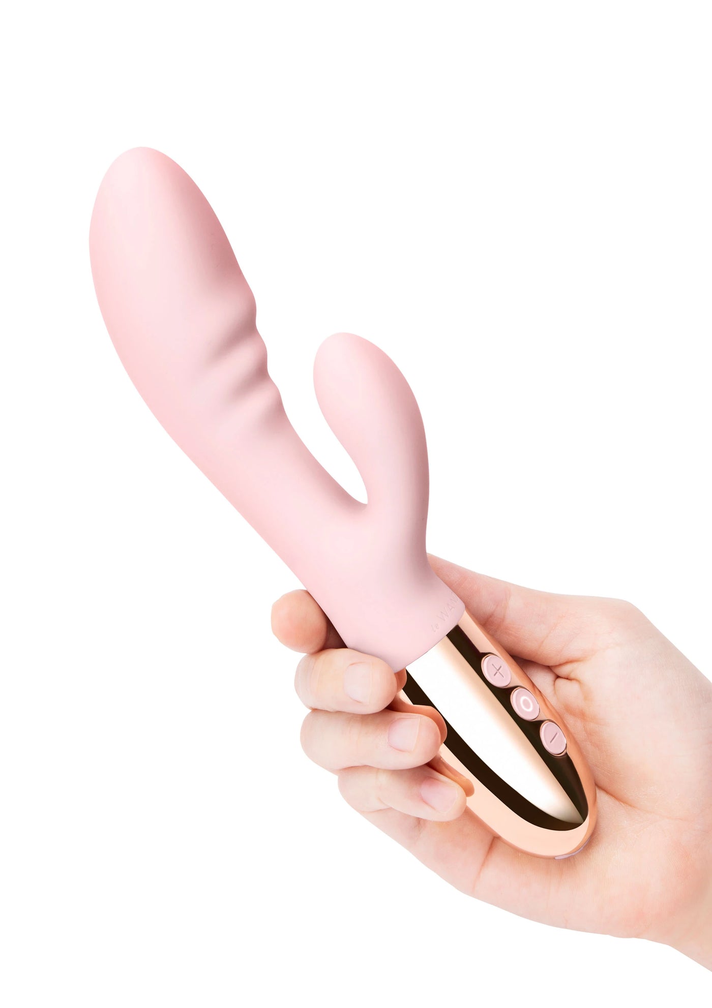 Le Wand Blend Rechargeable Şarjlı Tavşan Vibratör-Pink