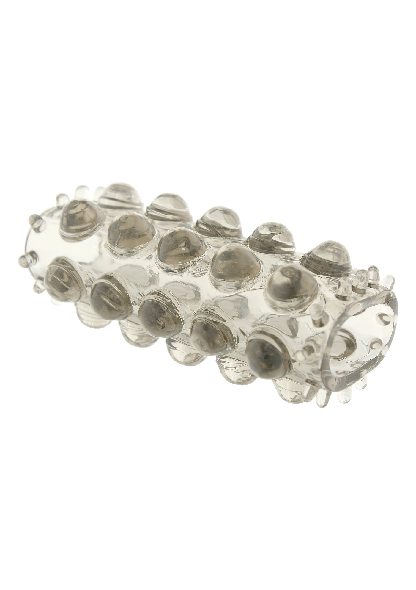 Toy Joy Super Strech Tırtıklı Silikon Yarım Penis Kılıfı Grey