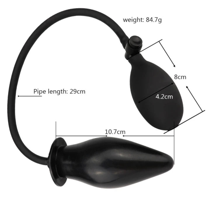 Erox Anal Fantasy İnflatable Şişirilebilir Anal Plug