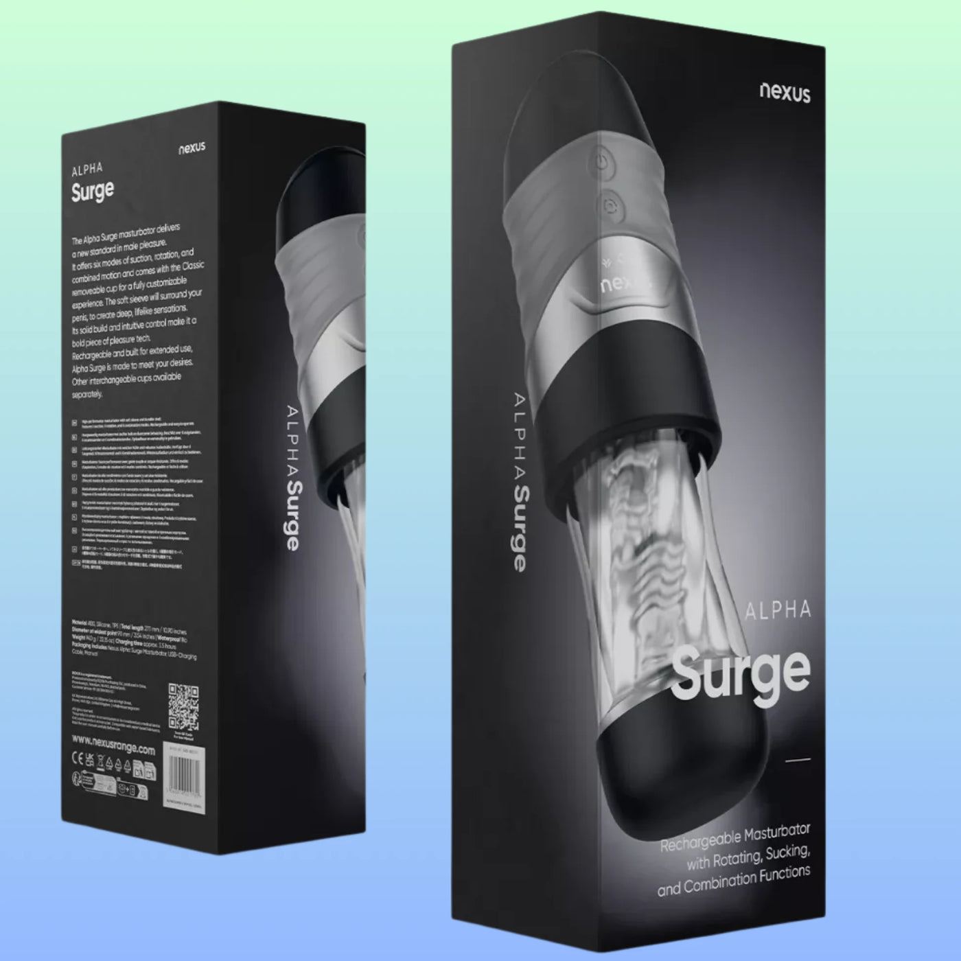 Nexus Alpha Surge Masturbator Dönebilen ve Emiş Güçlü Mastürbatör