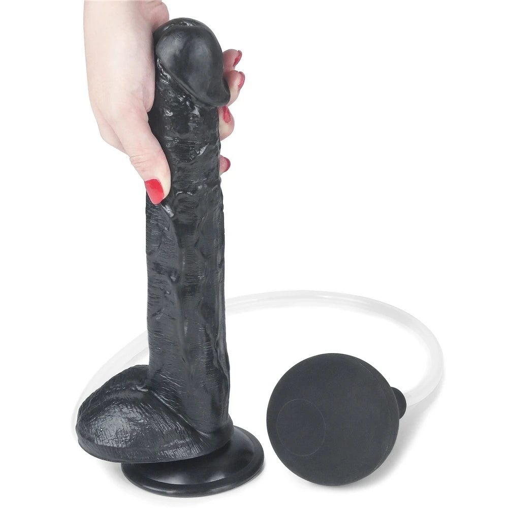 Lovetoy Squirt Extreme Dildo 28 Cm Boşalabilir Realistik Penis LV116026