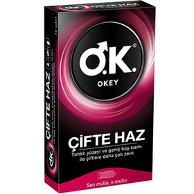 Okey Çifte Haz 10'lu Prezervatif Kondom