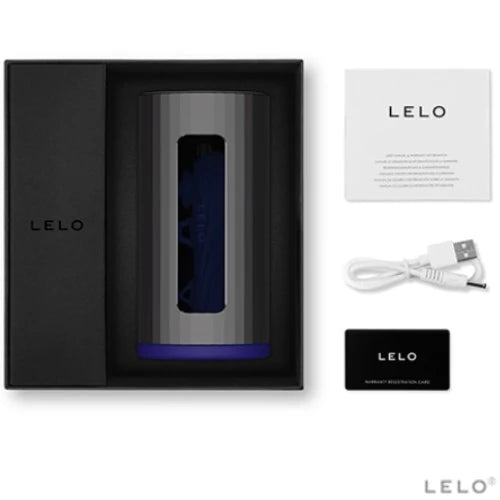 Lelo F1 V2 Telefon Kontrollü Gun Metal Midnight Blue Masturbatör