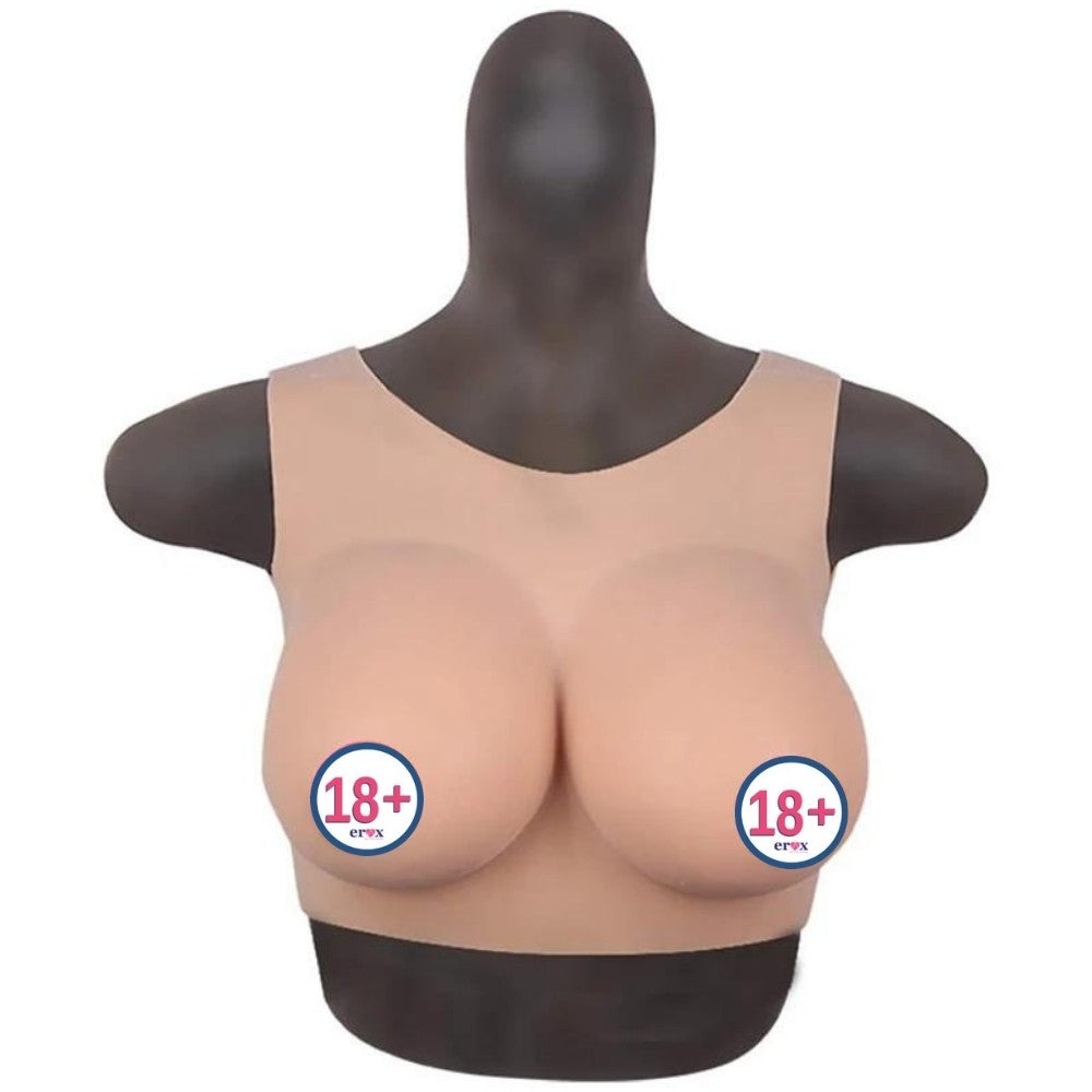 Bodysuit Crossdresser Askılı Giyilebilir Silikon Göğüs Cup 100 Cm.