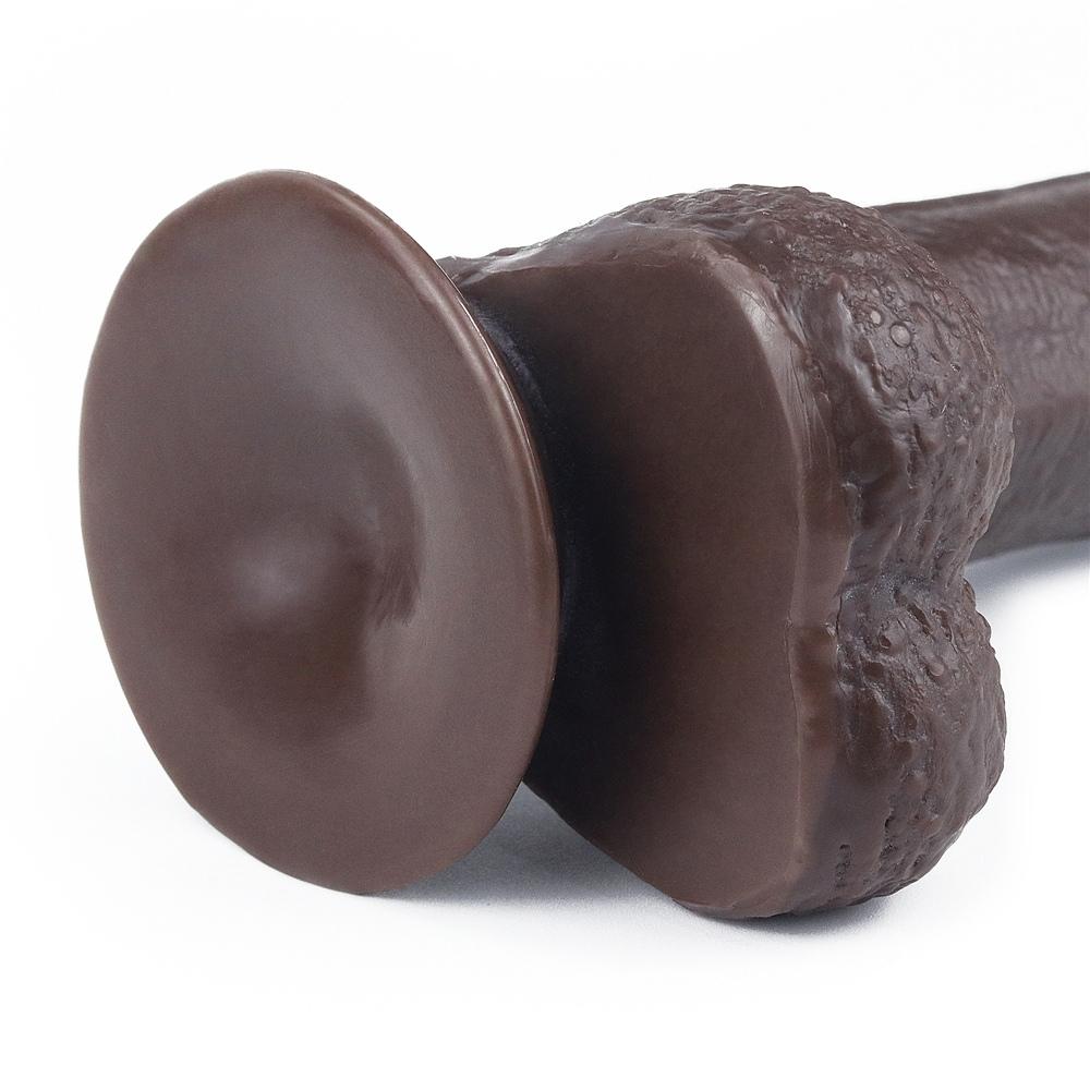 Lovetoy Sliding Skin Dildo Hareketli Deri Özellikli 18 Cm Realistik Zenci Penis
