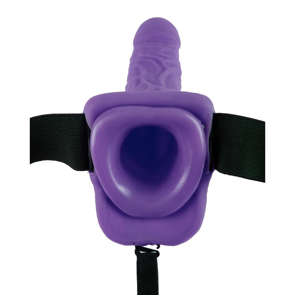 Fetish Fantasy Series 7 İnch Vibrating Hollow Strap-On Titreşimli İçi Boş Kemerli Penis