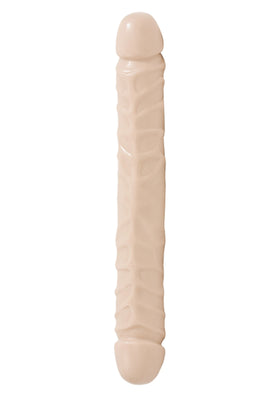 Doc Johnson Jr. Veined 30 Cm Çift Taraflı Realistik Jel Penis-Ten