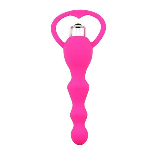 Erox Anal Fantasy Boğumlu Titreşimli Anal Vibratör-Pink