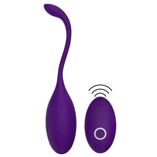 Erox Benwa Balls Uzaktan Kumandalı Kegel Egzersiz Vibratörü-Purple