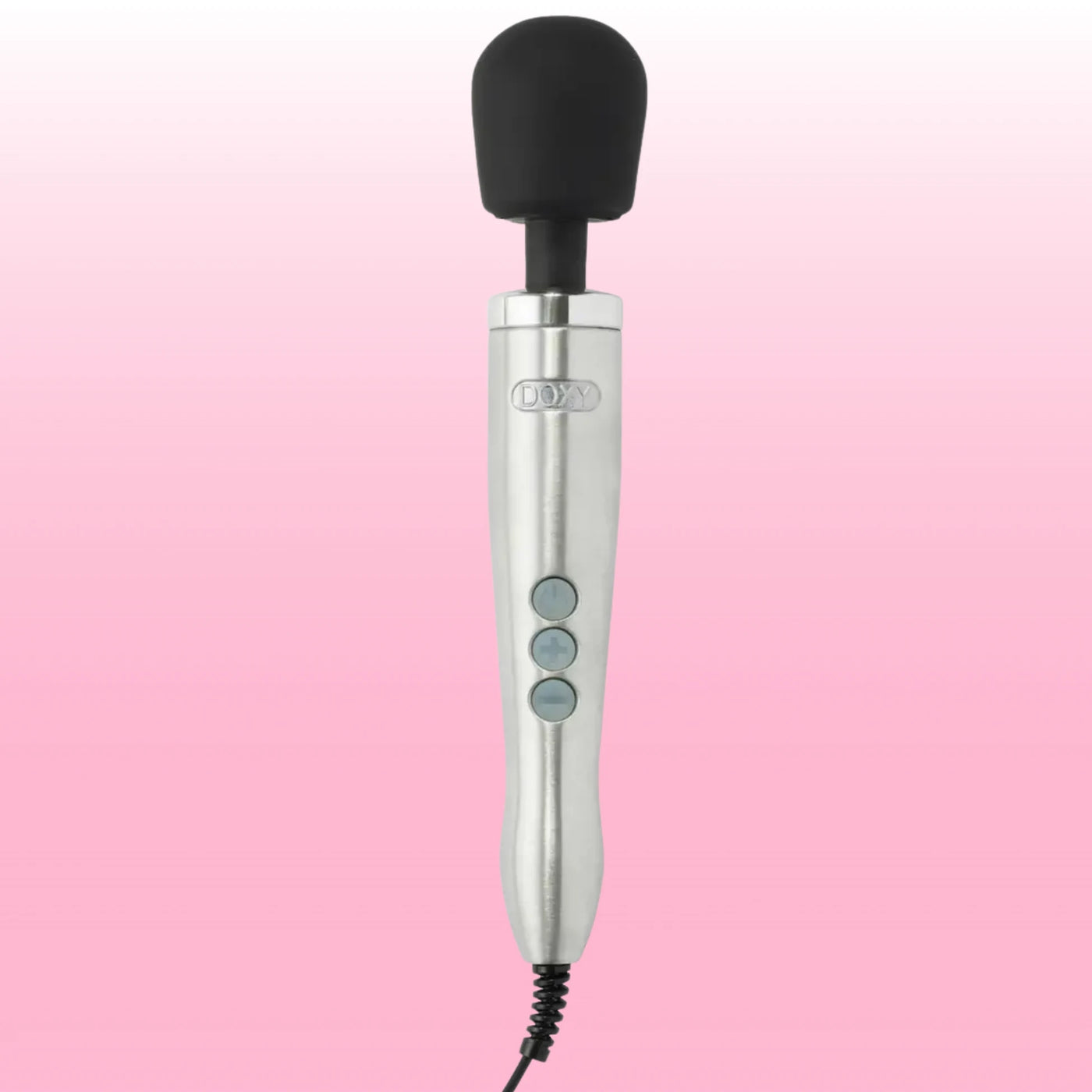 Doxy Die Cast Metal Wand Massager Masaj Aleti - Gray