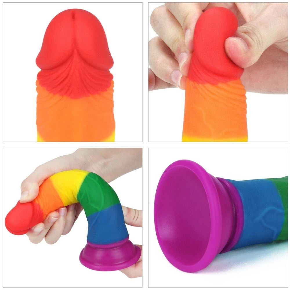 Lovetoy Prider Dildo 18.5 cm Kemerli Realistik Penis LV410025
