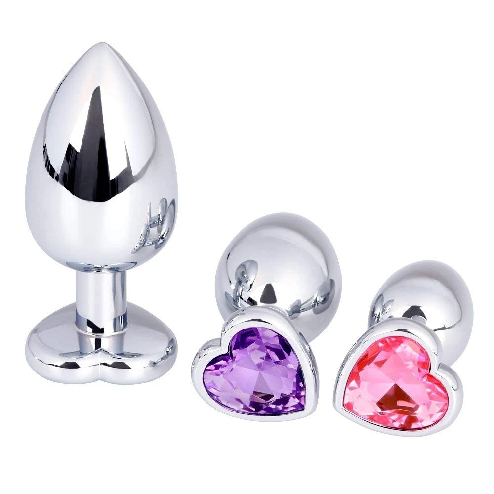 Erox My Heart Jewellery Kalpli Metal Anal Plug-Large