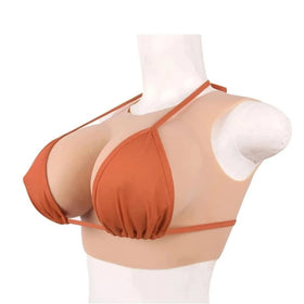 Bodysuit Crossdresser Askılı Giyilebilir Silikon Göğüs Cup 100 Cm.