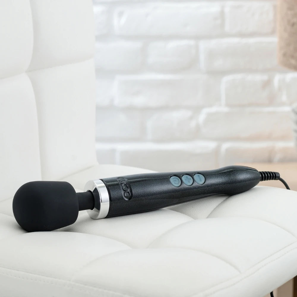Doxy Die Cast Metal Wand Massager Masaj Aleti - Black