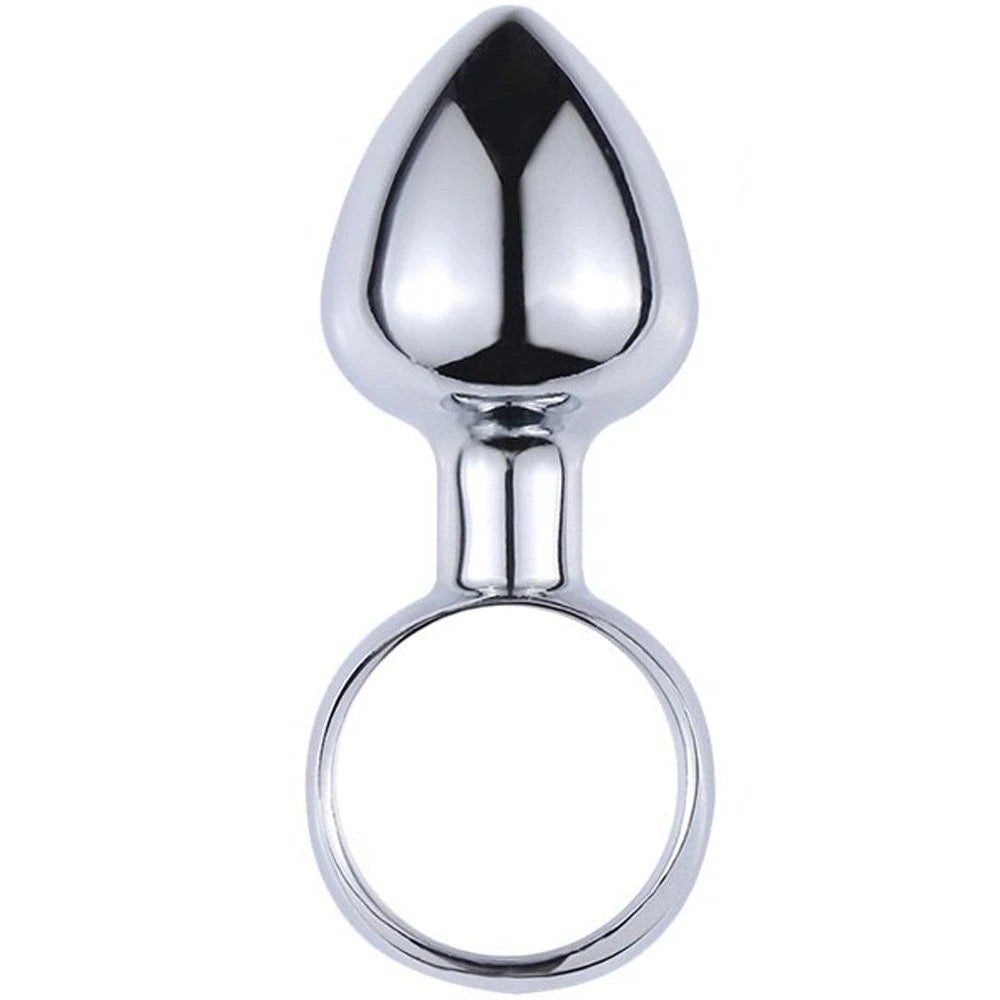 Erox Finger Small Metal Anal Plug