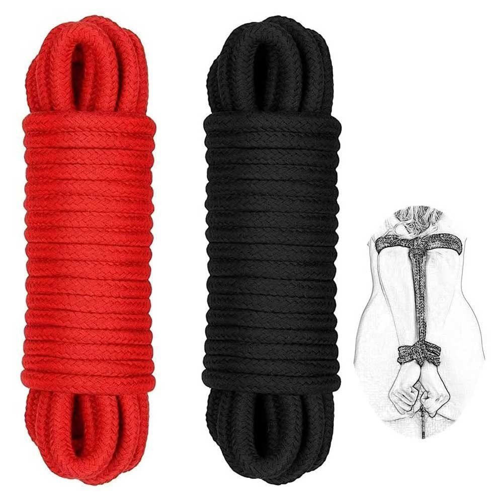 Erox Fetish Fantasy Series Rope Shibari Fetiş Bağlama İpi-Siyah