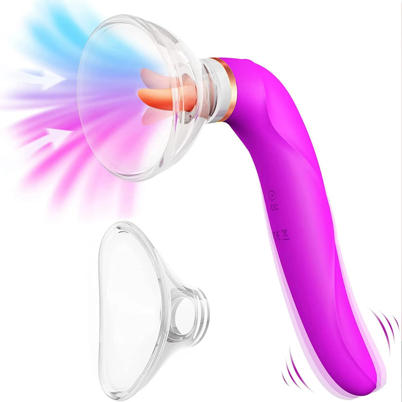 Erox The Vibe Sucker Licker G-Spot Çift Yönlü G-Spot Dil Vibratör