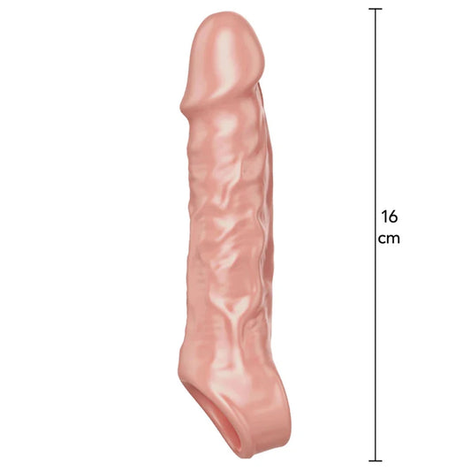 ToyJoy Get Real Extension Sleeve TPE Medium 16 cm Ten Penis Kılıfı