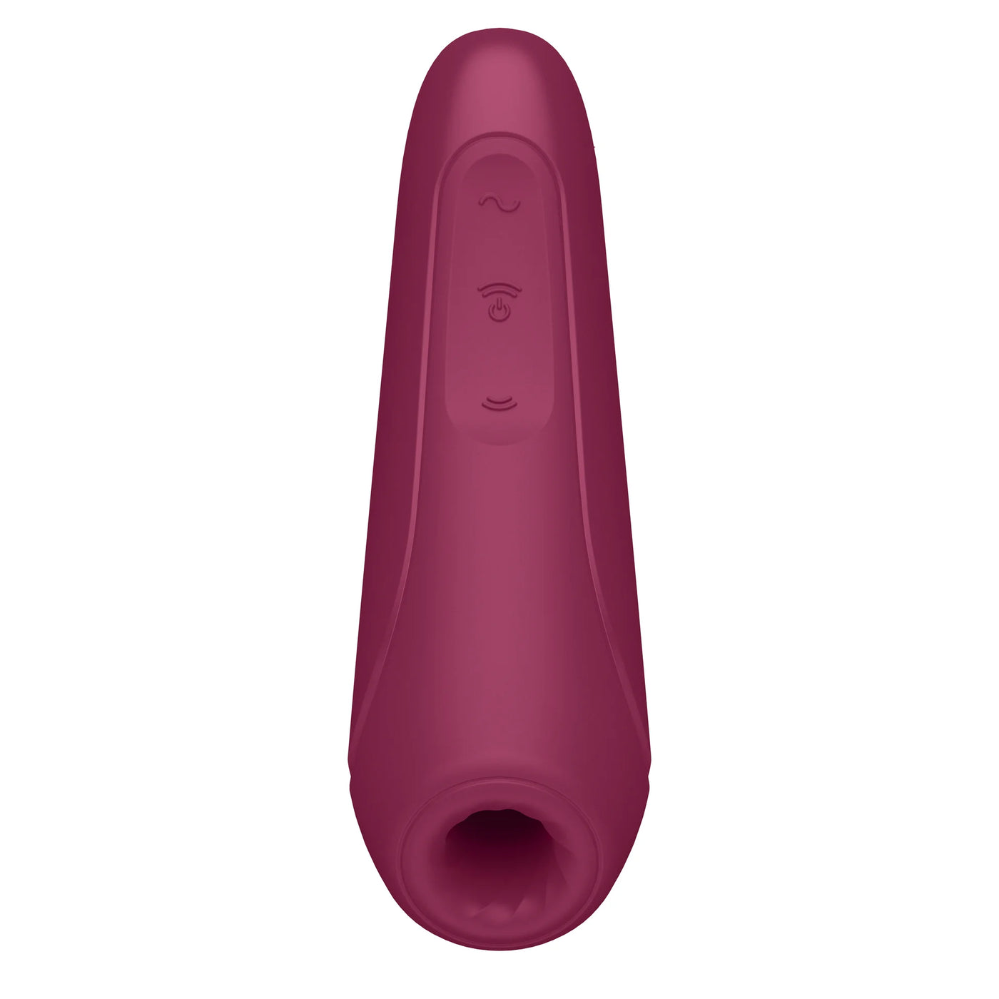 Satisfyer Curvy 1+ Telefon Kontrollü Emiş Güçlü Vibratör-Bordeaux