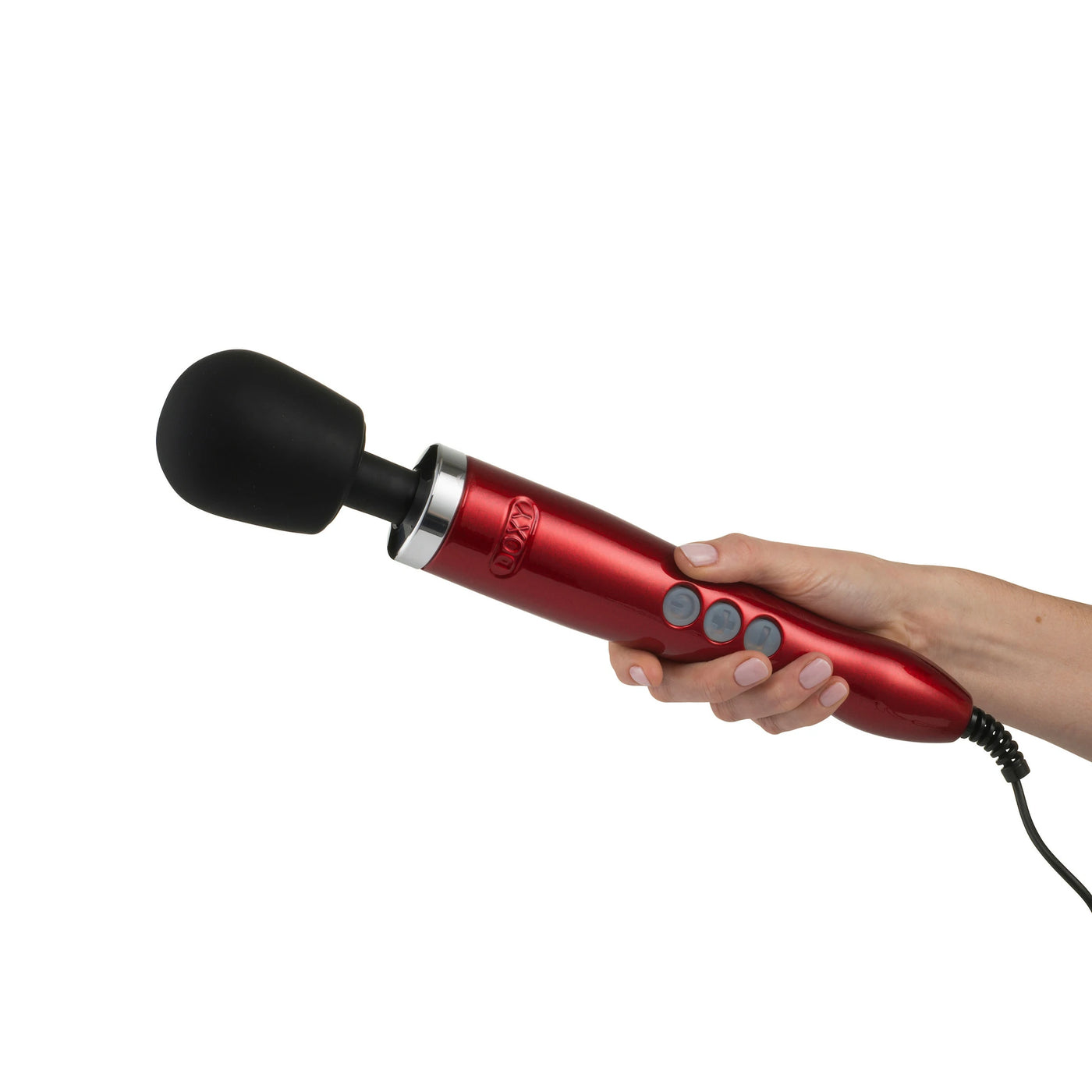 Doxy Die Cast Metal Wand Massager Masaj Aleti - Red