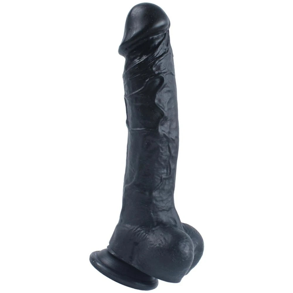 Xise Dildo Series Adonis 18 cm Realistik Zenci Penis XS-WBC10018-Black