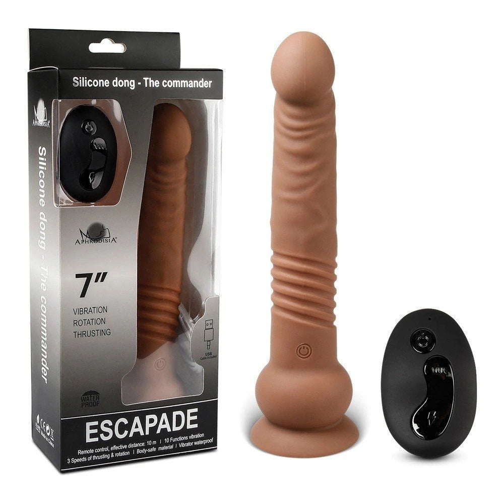 Erox Escapade Thrusting İleri Geri Hareketli Titreşimli Kemerli Penis