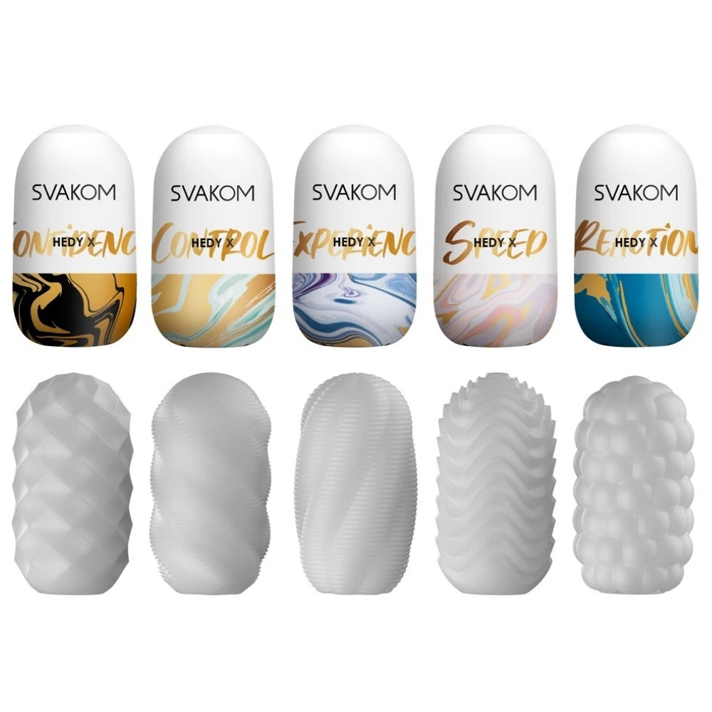 Svakom Hedy X Explore Your Limits 5 Farklı Dokulu Mini Tenga Mastürbatör