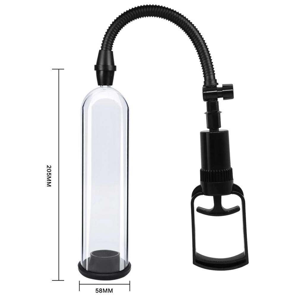 Erox Mens Pump Tetik Mekanizmalı Penis Pompası Seti