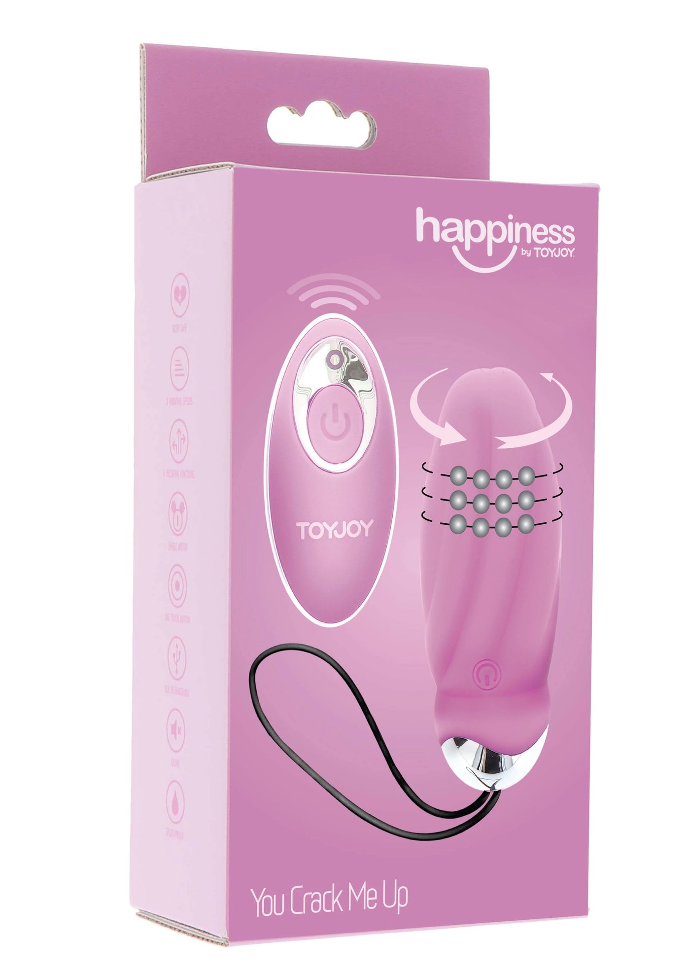 ToyJoy Happiness You Crack Me Up Dönebilen Hareketli Vibratör