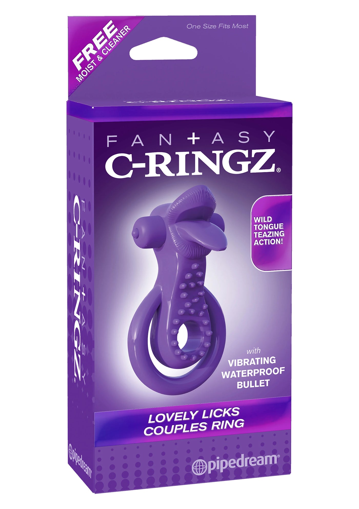 Fantasy C-Ringz Lovely Licks Ring Titreşimli Penis Halkası