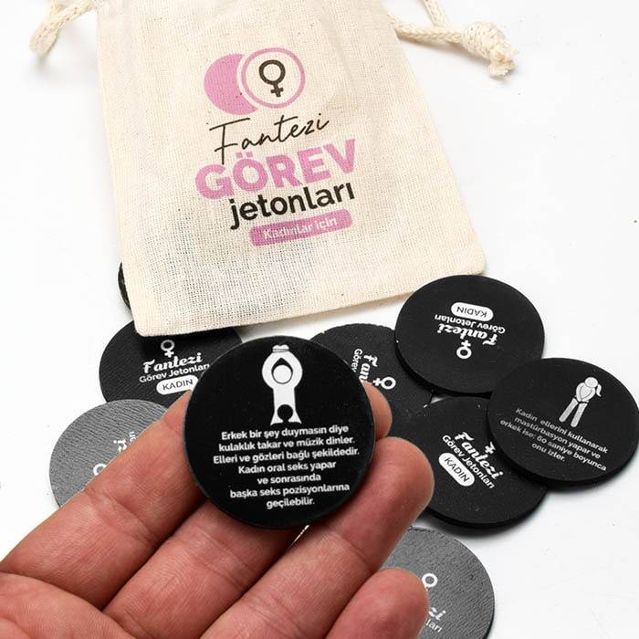 Erox Erotica Game Kamasutra Çiftlere Özel Görev Jetonları