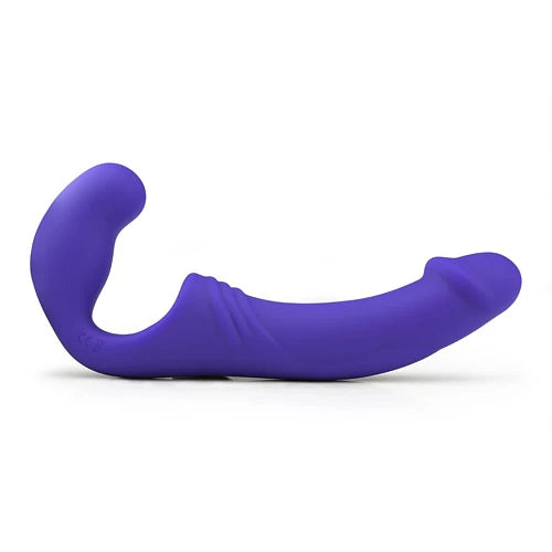 Aphrodisia Double Rider Strapless Strap-On Vibratör-Purple