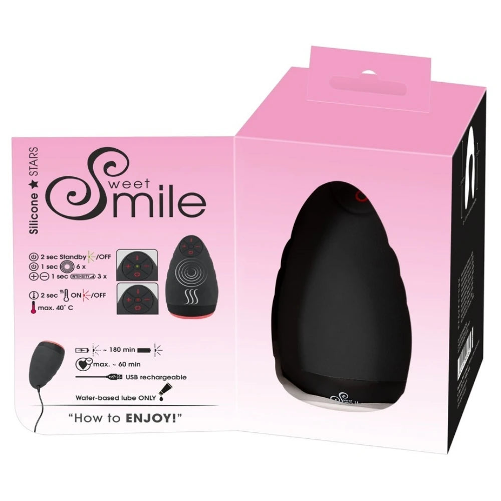 Sweet Smile Vibrating Warming Isıtmalı Masturbator