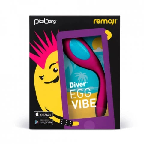 Picobong Remoji Diver Egg Telefon Kontrollü Vibratör