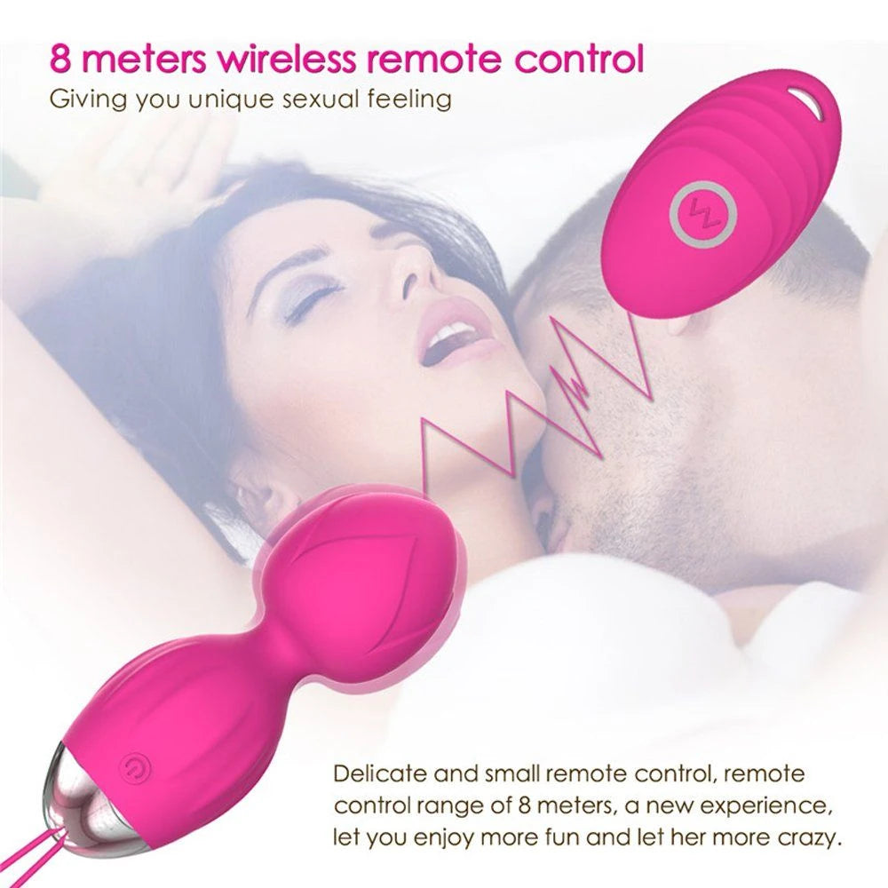 Erox Exuis Balls Uzaktan Kumandalı Kegel Egzersiz Vibratörü