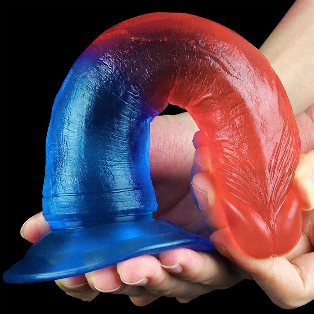 Lovetoy Dazzle Studs 17.5 cm Jel Doku Flexible Realistik Penis