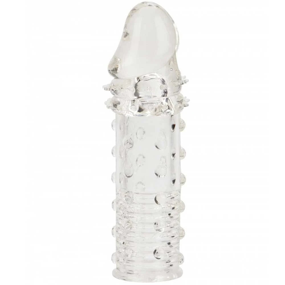 Calexotics Adonis Tırtıklı Şeffaf Penis Kılıfı