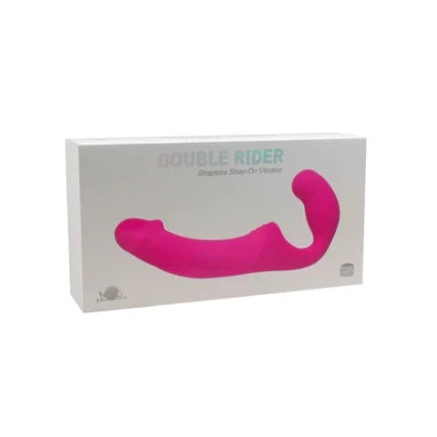 Aphrodisia Double Rider Uzaktan Kumandalı Strapless Strap-On Vibratör-Pink