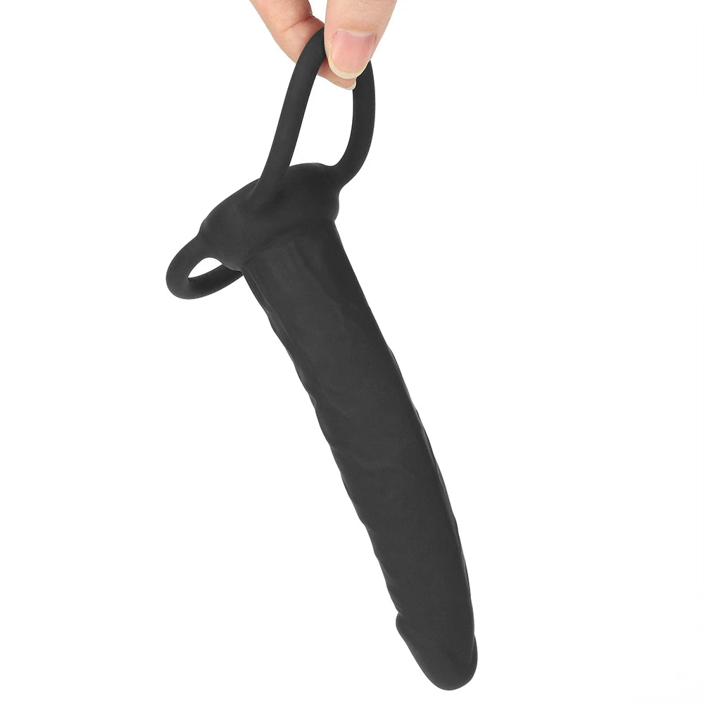 Lovetoy Silicone Fantasy Double Prober Testis Bağlamalı Anal Dildo