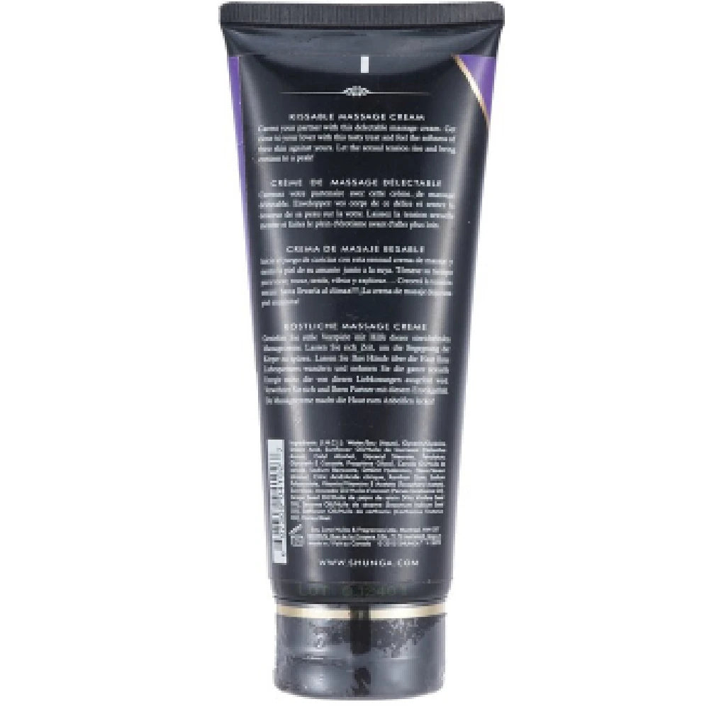 Shunga Kissable Massage Cream Chocolate Öpülebilir Masaj Jeli 200 Ml.