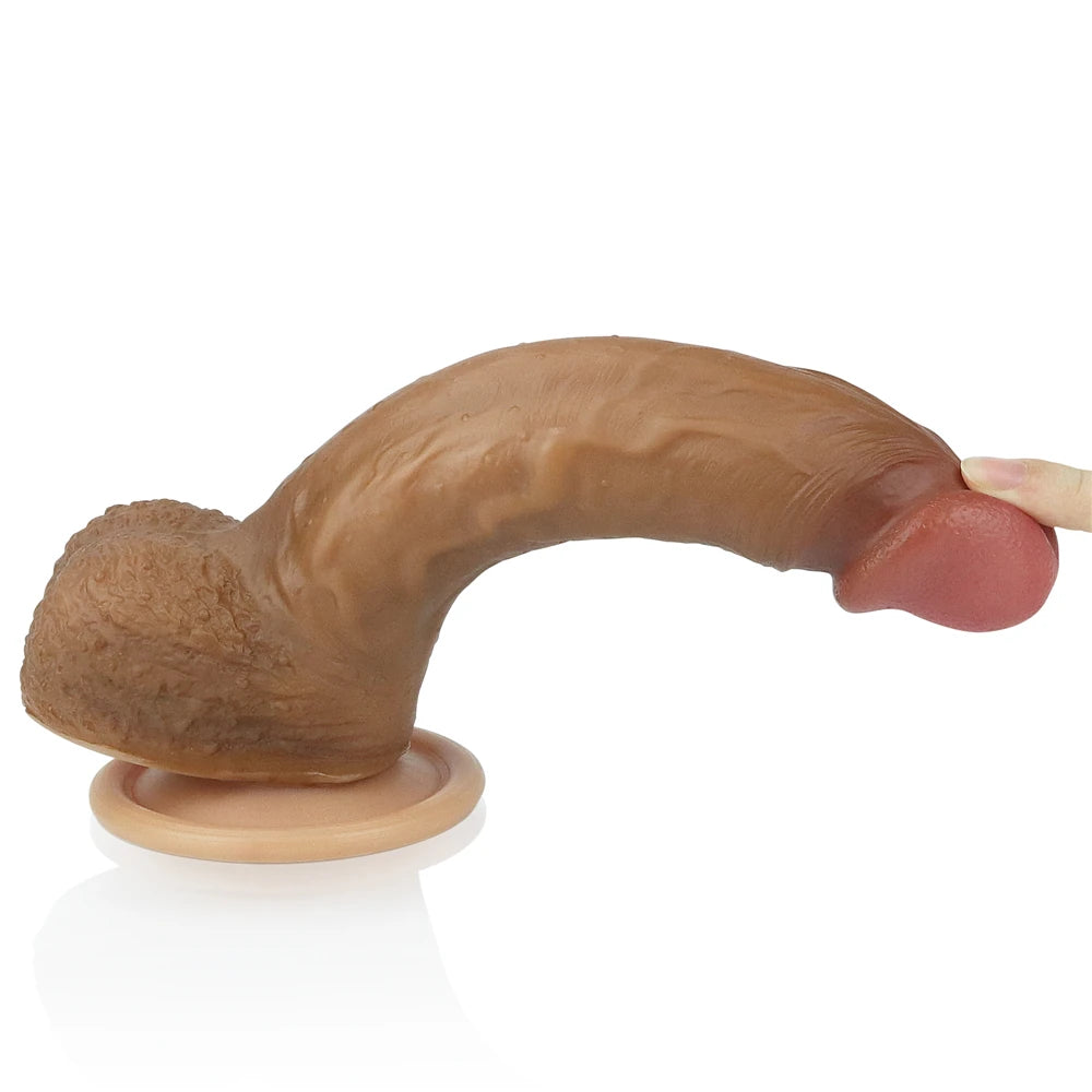 Lovetoy Dual Layered Silicone Cock 21.5 cm Realistik Penis LV4003B