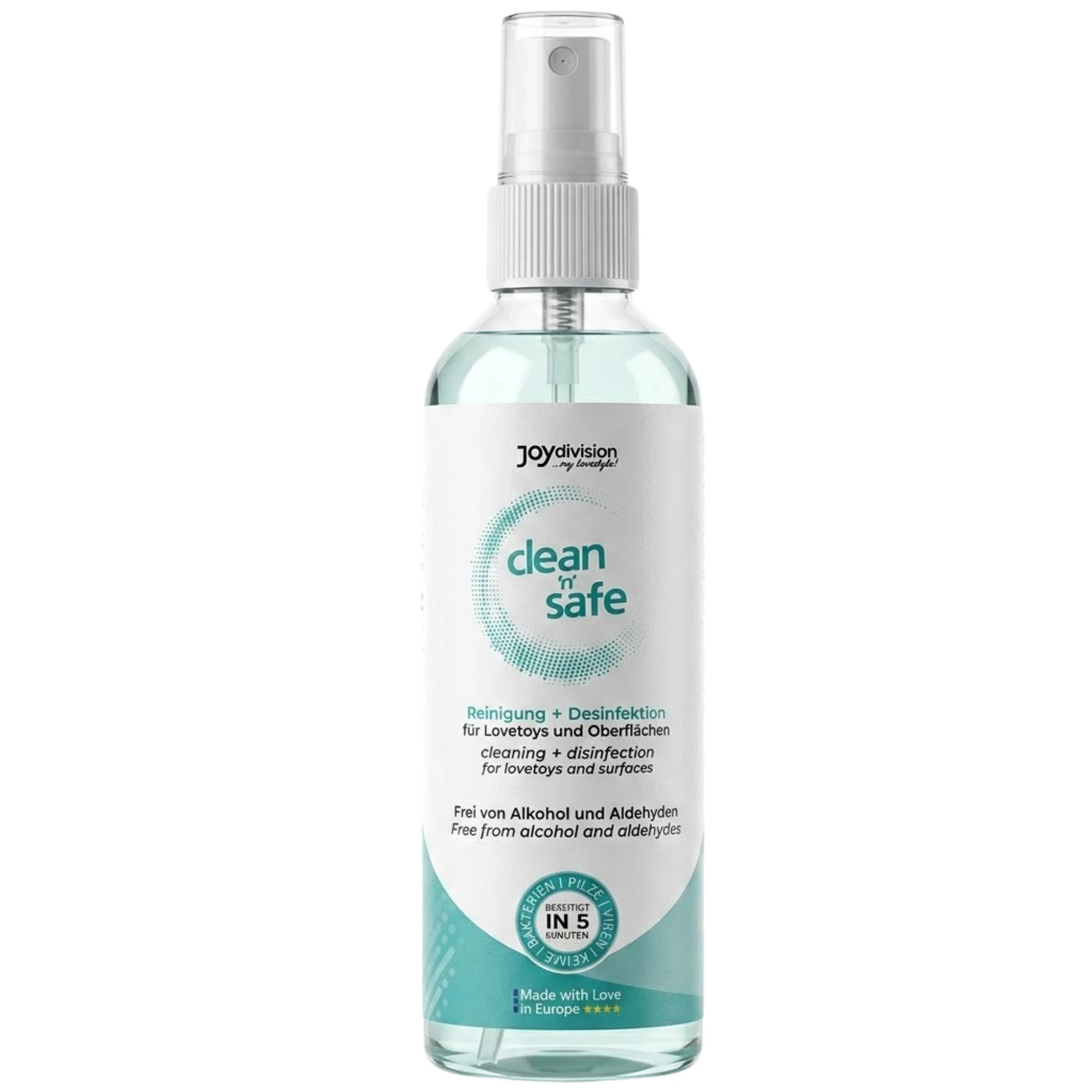 Joy Division Clean And Safe Alkolsüz Seks Oyuncağı Temizleyici 200 ml