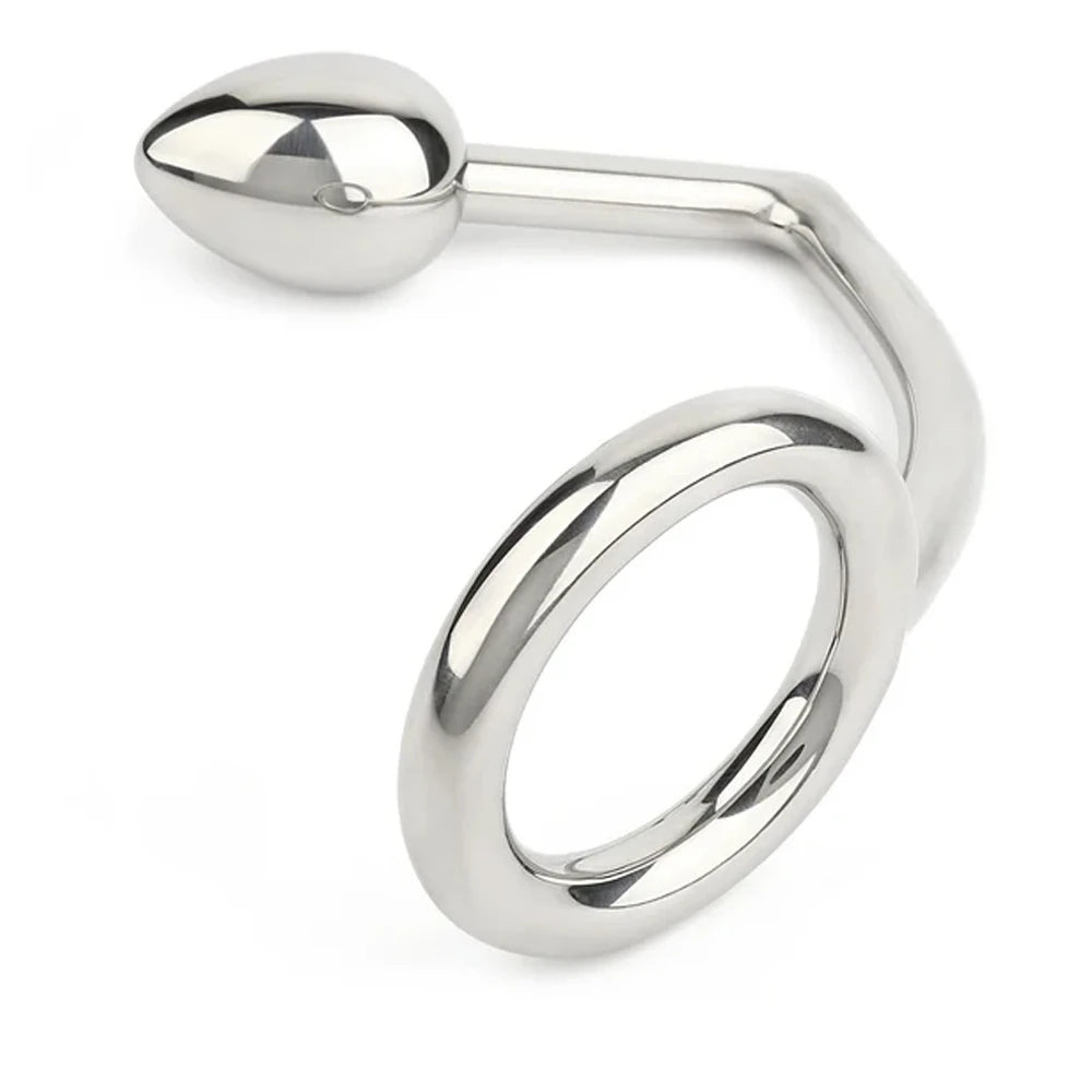 Mr. Steel Ass Hitch Egg 45 mm / Ring 45 mm Plug Penis Halkası